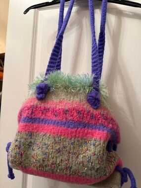 Handmade Knit Shoulder Bag